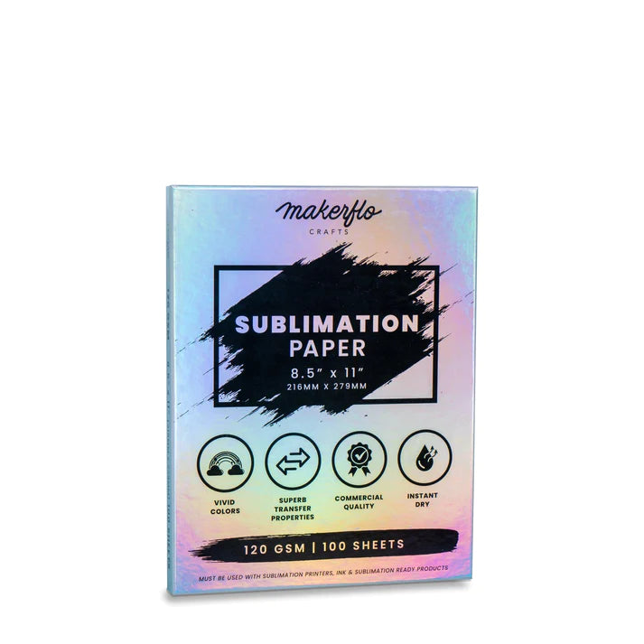 MakerFlo Sublimation Paper 8.5 x 11 (2 Pack)